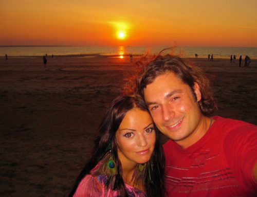 Punaisten auringonlaskujen Darwin