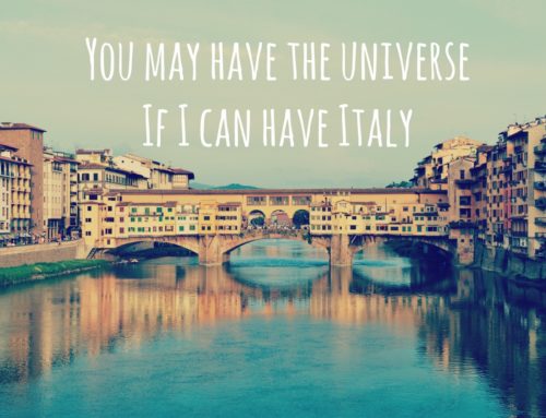 Tulin, näin, söin – Vinkkejä ja havaintoja Italiasta