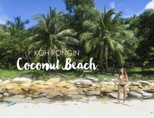 Uinti hohtavassa planktonissa Koh Rongin Coconut Beachillä