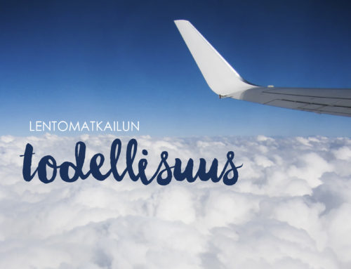 Lentomatkailun todellisuus