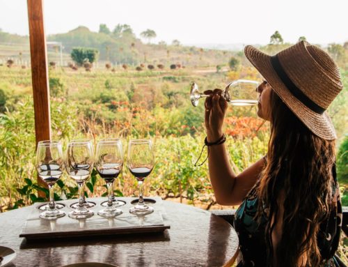 Burmalaisella viinitilalla