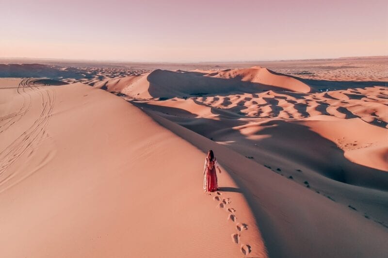 Saharan autiomaassa
